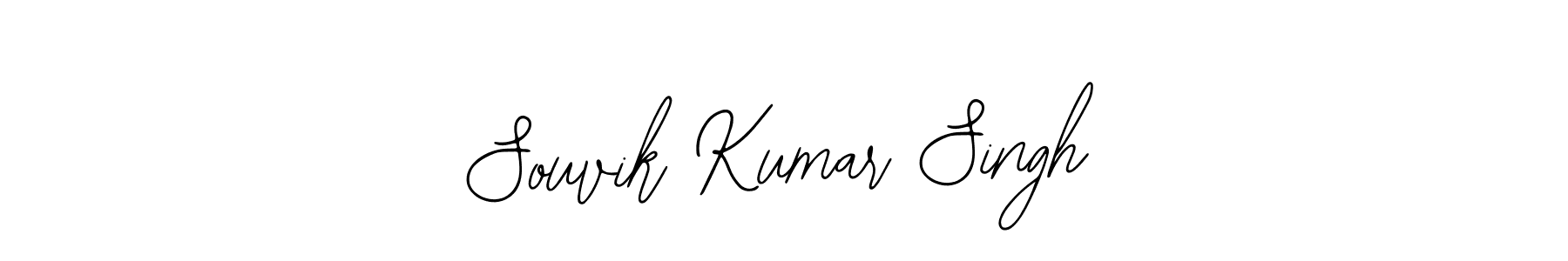 Use a signature maker to create a handwritten signature online. With this signature software, you can design (Bearetta-2O07w) your own signature for name Souvik Kumar Singh. Souvik Kumar Singh signature style 12 images and pictures png