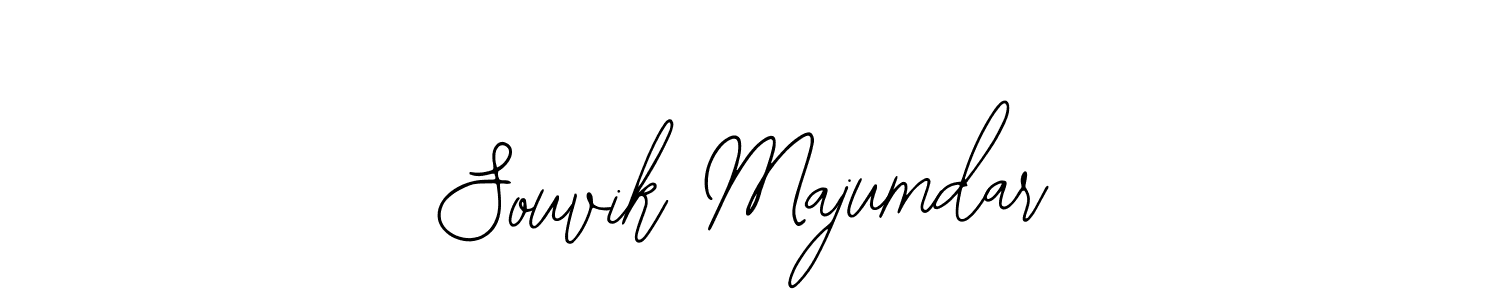 How to make Souvik Majumdar name signature. Use Bearetta-2O07w style for creating short signs online. This is the latest handwritten sign. Souvik Majumdar signature style 12 images and pictures png