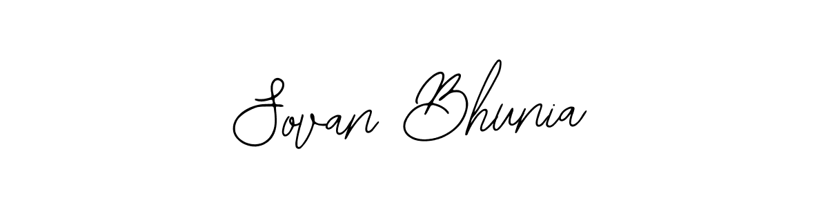 How to Draw Sovan Bhunia signature style? Bearetta-2O07w is a latest design signature styles for name Sovan Bhunia. Sovan Bhunia signature style 12 images and pictures png