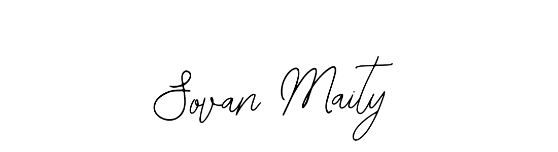 Design your own signature with our free online signature maker. With this signature software, you can create a handwritten (Bearetta-2O07w) signature for name Sovan Maity. Sovan Maity signature style 12 images and pictures png