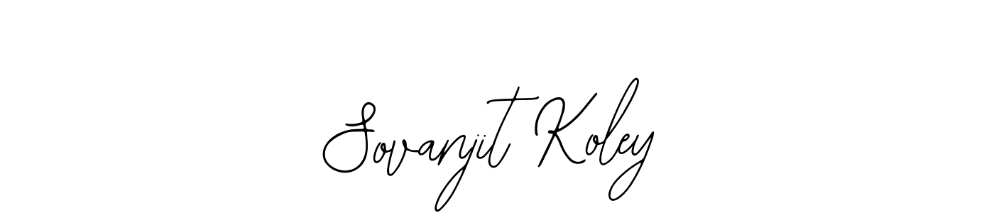 Make a beautiful signature design for name Sovanjit Koley. With this signature (Bearetta-2O07w) style, you can create a handwritten signature for free. Sovanjit Koley signature style 12 images and pictures png