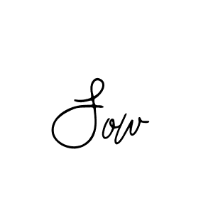 Make a beautiful signature design for name Sow. With this signature (Bearetta-2O07w) style, you can create a handwritten signature for free. Sow signature style 12 images and pictures png