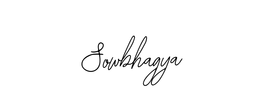 How to make Sowbhagya name signature. Use Bearetta-2O07w style for creating short signs online. This is the latest handwritten sign. Sowbhagya signature style 12 images and pictures png