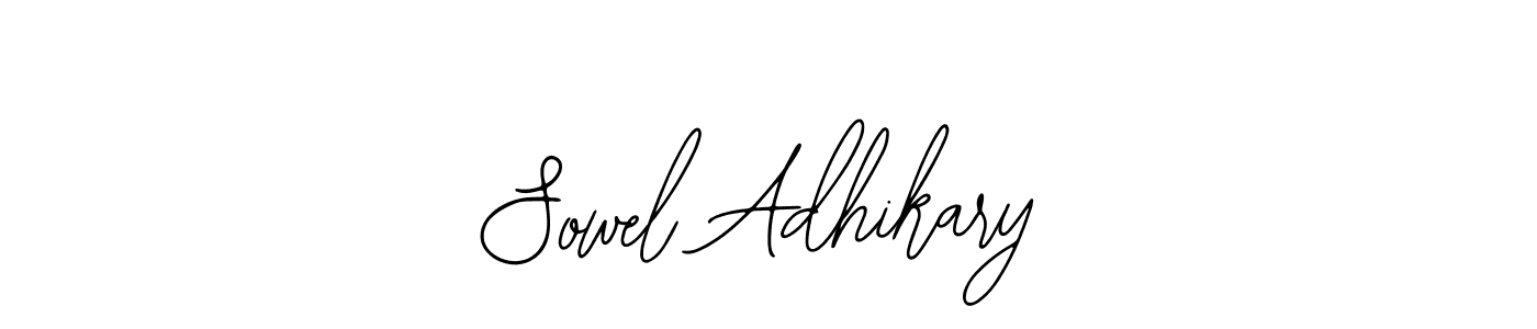 Similarly Bearetta-2O07w is the best handwritten signature design. Signature creator online .You can use it as an online autograph creator for name Sowel Adhikary. Sowel Adhikary signature style 12 images and pictures png