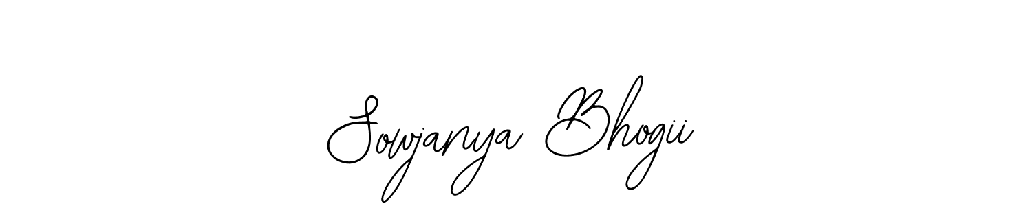 Create a beautiful signature design for name Sowjanya Bhogii. With this signature (Bearetta-2O07w) fonts, you can make a handwritten signature for free. Sowjanya Bhogii signature style 12 images and pictures png
