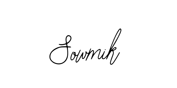 Sowmik stylish signature style. Best Handwritten Sign (Bearetta-2O07w) for my name. Handwritten Signature Collection Ideas for my name Sowmik. Sowmik signature style 12 images and pictures png