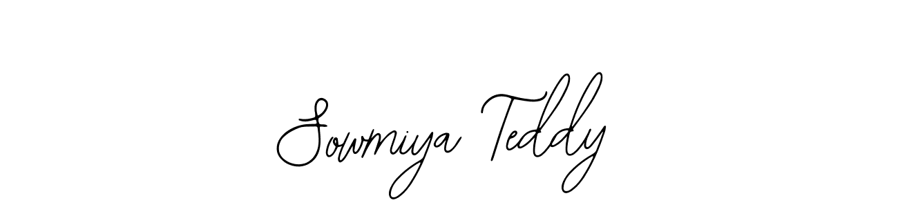 How to make Sowmiya Teddy signature? Bearetta-2O07w is a professional autograph style. Create handwritten signature for Sowmiya Teddy name. Sowmiya Teddy signature style 12 images and pictures png