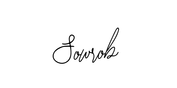 Sowrob stylish signature style. Best Handwritten Sign (Bearetta-2O07w) for my name. Handwritten Signature Collection Ideas for my name Sowrob. Sowrob signature style 12 images and pictures png