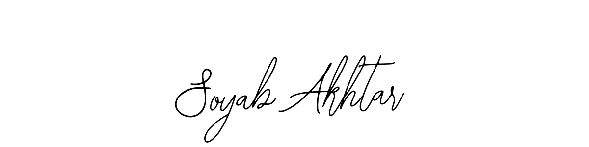 How to make Soyab Akhtar signature? Bearetta-2O07w is a professional autograph style. Create handwritten signature for Soyab Akhtar name. Soyab Akhtar signature style 12 images and pictures png
