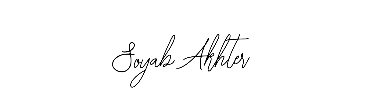 This is the best signature style for the Soyab Akhter name. Also you like these signature font (Bearetta-2O07w). Mix name signature. Soyab Akhter signature style 12 images and pictures png