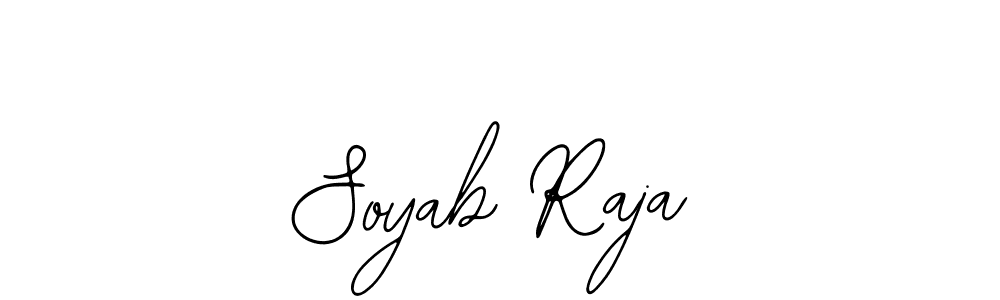 Make a beautiful signature design for name Soyab Raja. With this signature (Bearetta-2O07w) style, you can create a handwritten signature for free. Soyab Raja signature style 12 images and pictures png