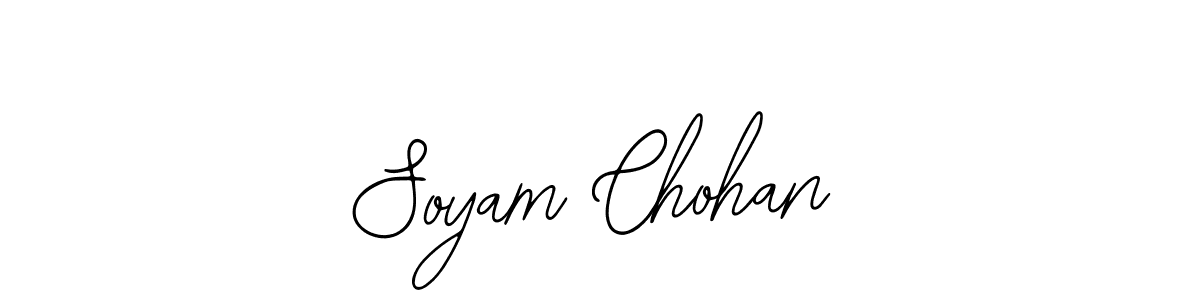 The best way (Bearetta-2O07w) to make a short signature is to pick only two or three words in your name. The name Soyam Chohan include a total of six letters. For converting this name. Soyam Chohan signature style 12 images and pictures png