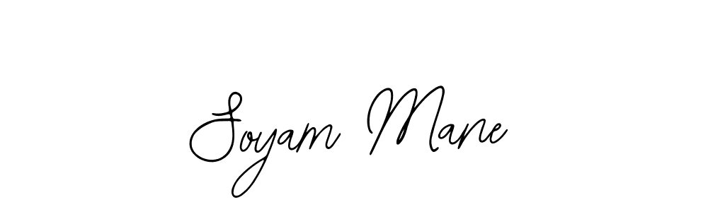 Similarly Bearetta-2O07w is the best handwritten signature design. Signature creator online .You can use it as an online autograph creator for name Soyam Mane. Soyam Mane signature style 12 images and pictures png