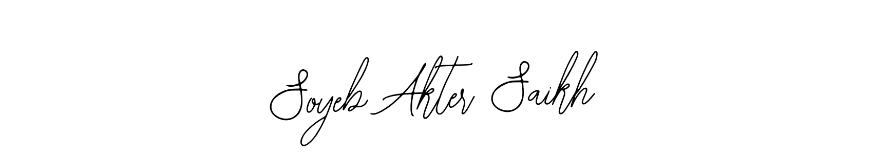 Similarly Bearetta-2O07w is the best handwritten signature design. Signature creator online .You can use it as an online autograph creator for name Soyeb Akter Saikh. Soyeb Akter Saikh signature style 12 images and pictures png