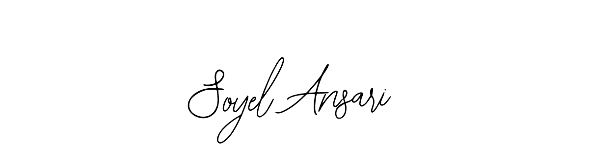 Bearetta-2O07w is a professional signature style that is perfect for those who want to add a touch of class to their signature. It is also a great choice for those who want to make their signature more unique. Get Soyel Ansari name to fancy signature for free. Soyel Ansari signature style 12 images and pictures png