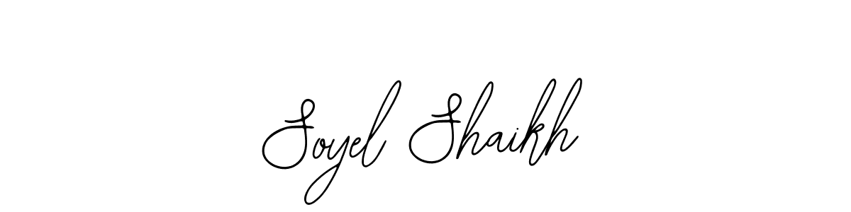 Create a beautiful signature design for name Soyel Shaikh. With this signature (Bearetta-2O07w) fonts, you can make a handwritten signature for free. Soyel Shaikh signature style 12 images and pictures png