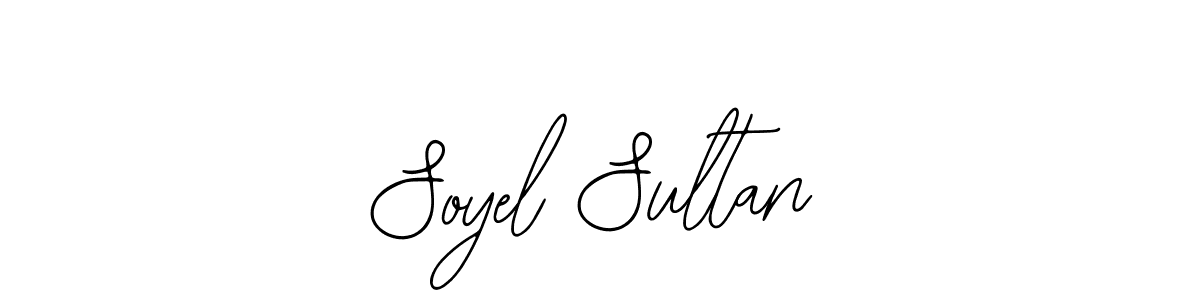 You should practise on your own different ways (Bearetta-2O07w) to write your name (Soyel Sultan) in signature. don't let someone else do it for you. Soyel Sultan signature style 12 images and pictures png