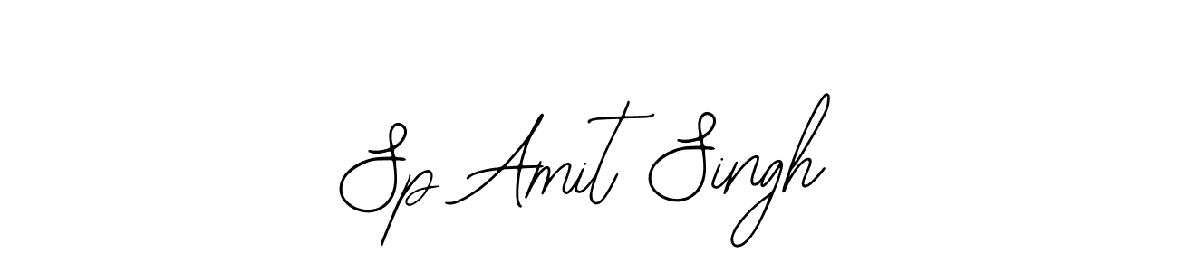 Use a signature maker to create a handwritten signature online. With this signature software, you can design (Bearetta-2O07w) your own signature for name Sp Amit Singh. Sp Amit Singh signature style 12 images and pictures png