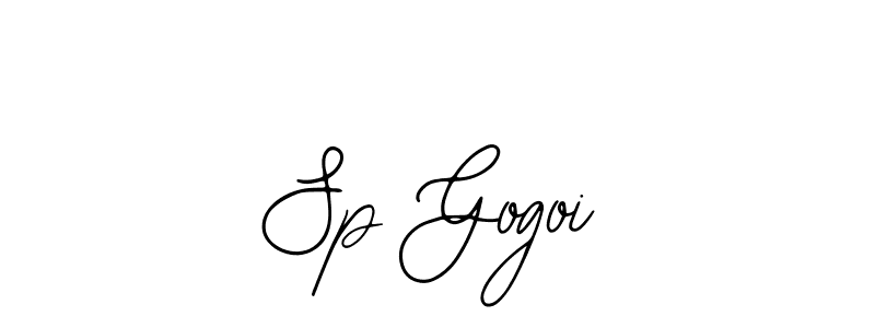 Make a beautiful signature design for name Sp Gogoi. Use this online signature maker to create a handwritten signature for free. Sp Gogoi signature style 12 images and pictures png