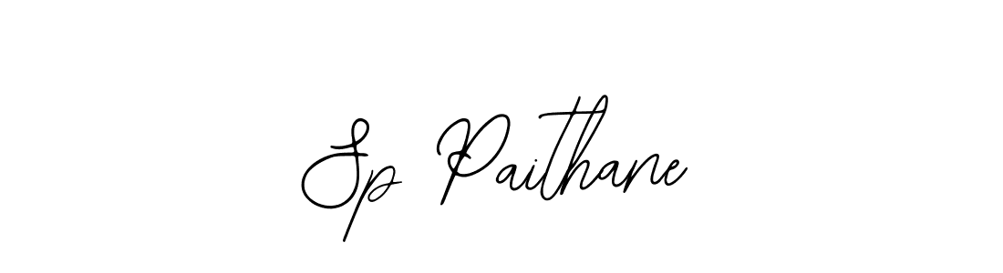 Design your own signature with our free online signature maker. With this signature software, you can create a handwritten (Bearetta-2O07w) signature for name Sp Paithane. Sp Paithane signature style 12 images and pictures png