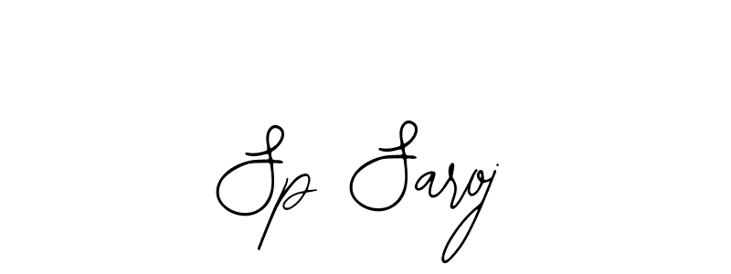 The best way (Bearetta-2O07w) to make a short signature is to pick only two or three words in your name. The name Sp Saroj include a total of six letters. For converting this name. Sp Saroj signature style 12 images and pictures png