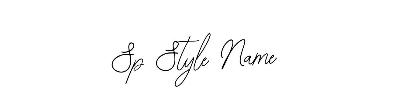 You should practise on your own different ways (Bearetta-2O07w) to write your name (Sp Style Name) in signature. don't let someone else do it for you. Sp Style Name signature style 12 images and pictures png