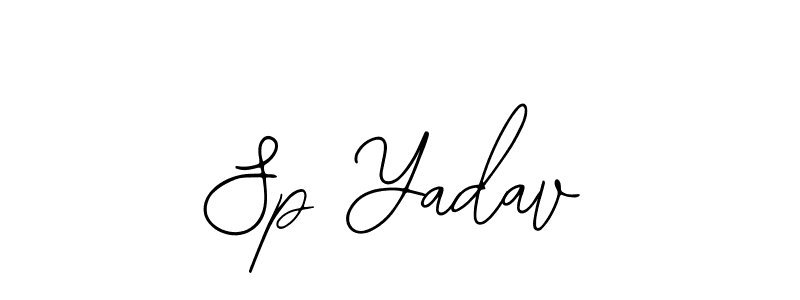 Also You can easily find your signature by using the search form. We will create Sp Yadav name handwritten signature images for you free of cost using Bearetta-2O07w sign style. Sp Yadav signature style 12 images and pictures png
