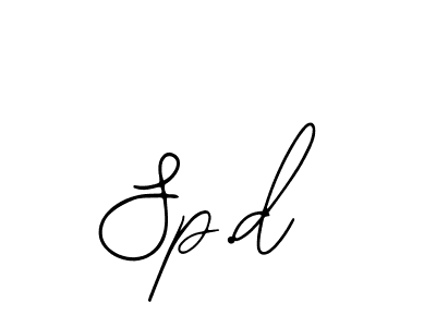 Also we have Sp.d name is the best signature style. Create professional handwritten signature collection using Bearetta-2O07w autograph style. Sp.d signature style 12 images and pictures png