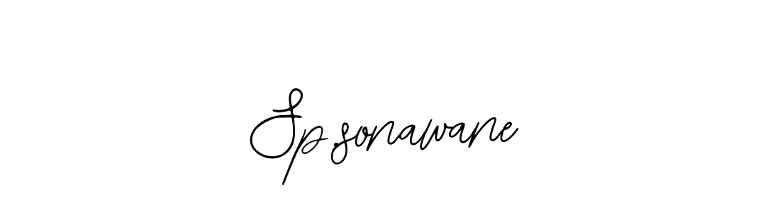 How to make Sp.sonawane signature? Bearetta-2O07w is a professional autograph style. Create handwritten signature for Sp.sonawane name. Sp.sonawane signature style 12 images and pictures png