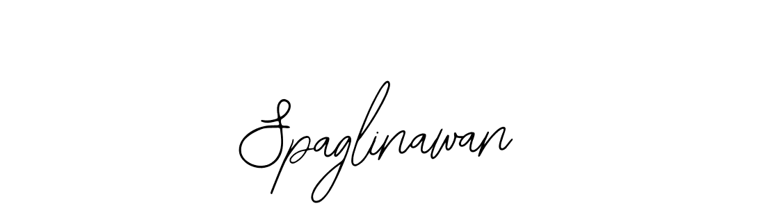 Use a signature maker to create a handwritten signature online. With this signature software, you can design (Bearetta-2O07w) your own signature for name Spaglinawan. Spaglinawan signature style 12 images and pictures png