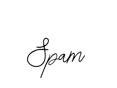 How to make Spam name signature. Use Bearetta-2O07w style for creating short signs online. This is the latest handwritten sign. Spam signature style 12 images and pictures png