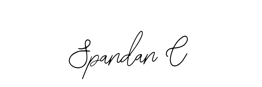 Also we have Spandan C name is the best signature style. Create professional handwritten signature collection using Bearetta-2O07w autograph style. Spandan C signature style 12 images and pictures png