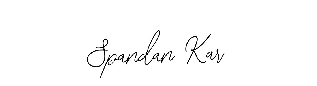 Also You can easily find your signature by using the search form. We will create Spandan Kar name handwritten signature images for you free of cost using Bearetta-2O07w sign style. Spandan Kar signature style 12 images and pictures png