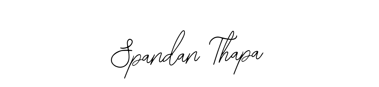 The best way (Bearetta-2O07w) to make a short signature is to pick only two or three words in your name. The name Spandan Thapa include a total of six letters. For converting this name. Spandan Thapa signature style 12 images and pictures png