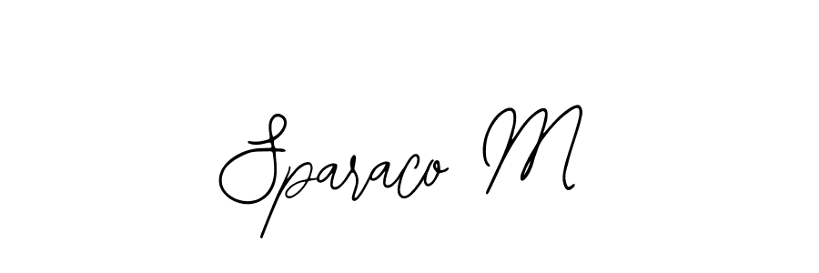 The best way (Bearetta-2O07w) to make a short signature is to pick only two or three words in your name. The name Sparaco M include a total of six letters. For converting this name. Sparaco M signature style 12 images and pictures png