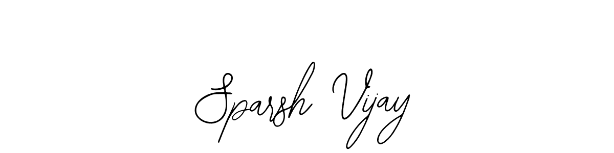 Use a signature maker to create a handwritten signature online. With this signature software, you can design (Bearetta-2O07w) your own signature for name Sparsh Vijay. Sparsh Vijay signature style 12 images and pictures png