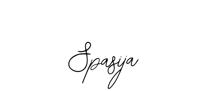 How to make Spasija name signature. Use Bearetta-2O07w style for creating short signs online. This is the latest handwritten sign. Spasija signature style 12 images and pictures png