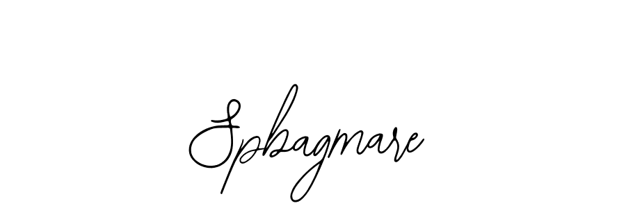 The best way (Bearetta-2O07w) to make a short signature is to pick only two or three words in your name. The name Spbagmare include a total of six letters. For converting this name. Spbagmare signature style 12 images and pictures png