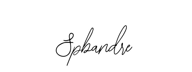 Use a signature maker to create a handwritten signature online. With this signature software, you can design (Bearetta-2O07w) your own signature for name Spbandre. Spbandre signature style 12 images and pictures png