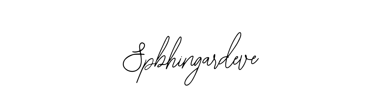 How to make Spbhingardeve signature? Bearetta-2O07w is a professional autograph style. Create handwritten signature for Spbhingardeve name. Spbhingardeve signature style 12 images and pictures png