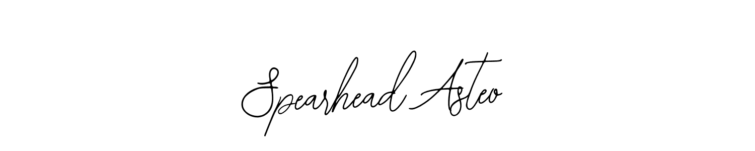 Create a beautiful signature design for name Spearhead Asteo. With this signature (Bearetta-2O07w) fonts, you can make a handwritten signature for free. Spearhead Asteo signature style 12 images and pictures png