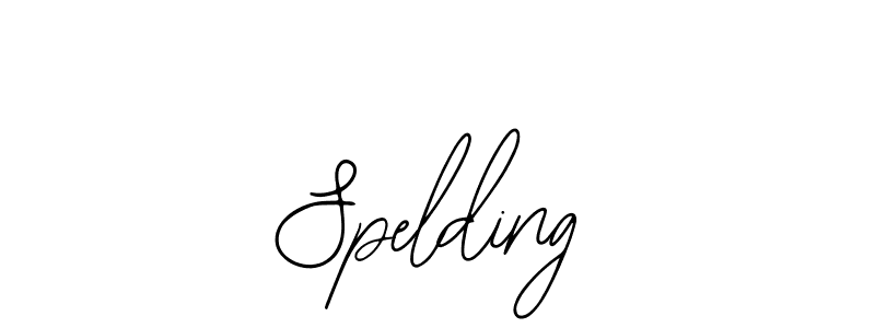 It looks lik you need a new signature style for name Spelding. Design unique handwritten (Bearetta-2O07w) signature with our free signature maker in just a few clicks. Spelding signature style 12 images and pictures png