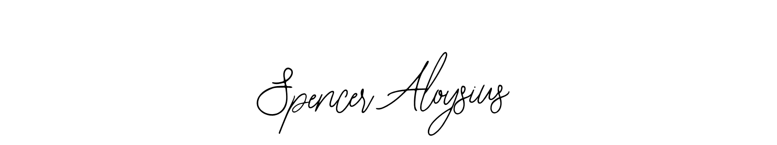 Make a short Spencer Aloysius signature style. Manage your documents anywhere anytime using Bearetta-2O07w. Create and add eSignatures, submit forms, share and send files easily. Spencer Aloysius signature style 12 images and pictures png