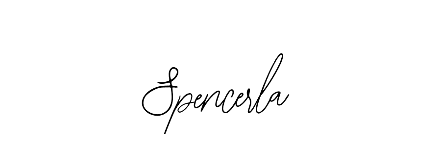 How to make Spencerla name signature. Use Bearetta-2O07w style for creating short signs online. This is the latest handwritten sign. Spencerla signature style 12 images and pictures png