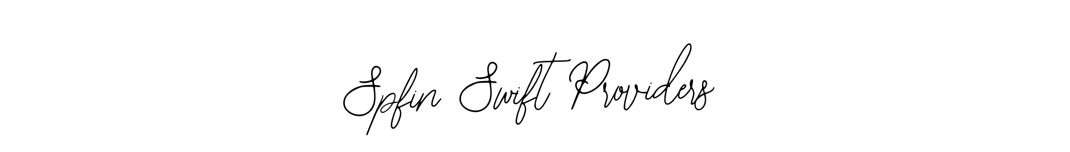 Similarly Bearetta-2O07w is the best handwritten signature design. Signature creator online .You can use it as an online autograph creator for name Spfin Swift Providers. Spfin Swift Providers signature style 12 images and pictures png
