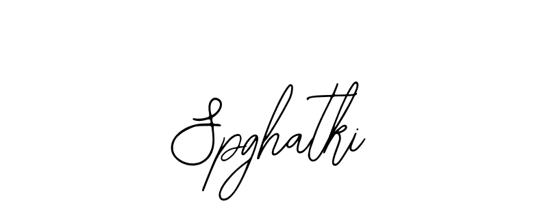 You should practise on your own different ways (Bearetta-2O07w) to write your name (Spghatki) in signature. don't let someone else do it for you. Spghatki signature style 12 images and pictures png