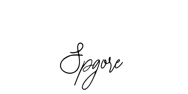 Spgore stylish signature style. Best Handwritten Sign (Bearetta-2O07w) for my name. Handwritten Signature Collection Ideas for my name Spgore. Spgore signature style 12 images and pictures png