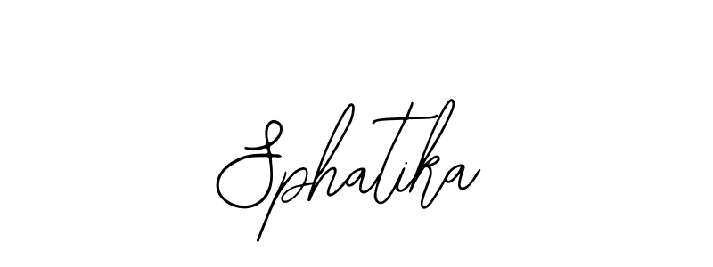 You should practise on your own different ways (Bearetta-2O07w) to write your name (Sphatika) in signature. don't let someone else do it for you. Sphatika signature style 12 images and pictures png