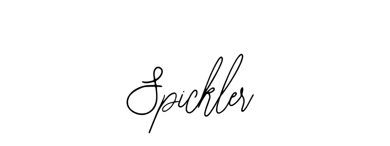 Create a beautiful signature design for name Spickler. With this signature (Bearetta-2O07w) fonts, you can make a handwritten signature for free. Spickler signature style 12 images and pictures png