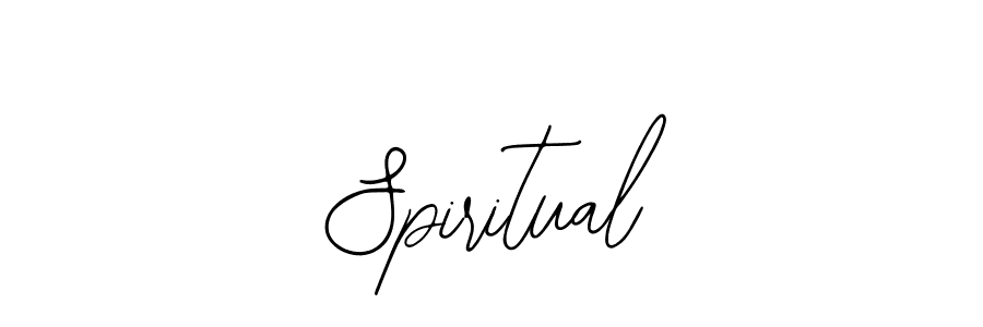 Make a beautiful signature design for name Spiritual. With this signature (Bearetta-2O07w) style, you can create a handwritten signature for free. Spiritual signature style 12 images and pictures png